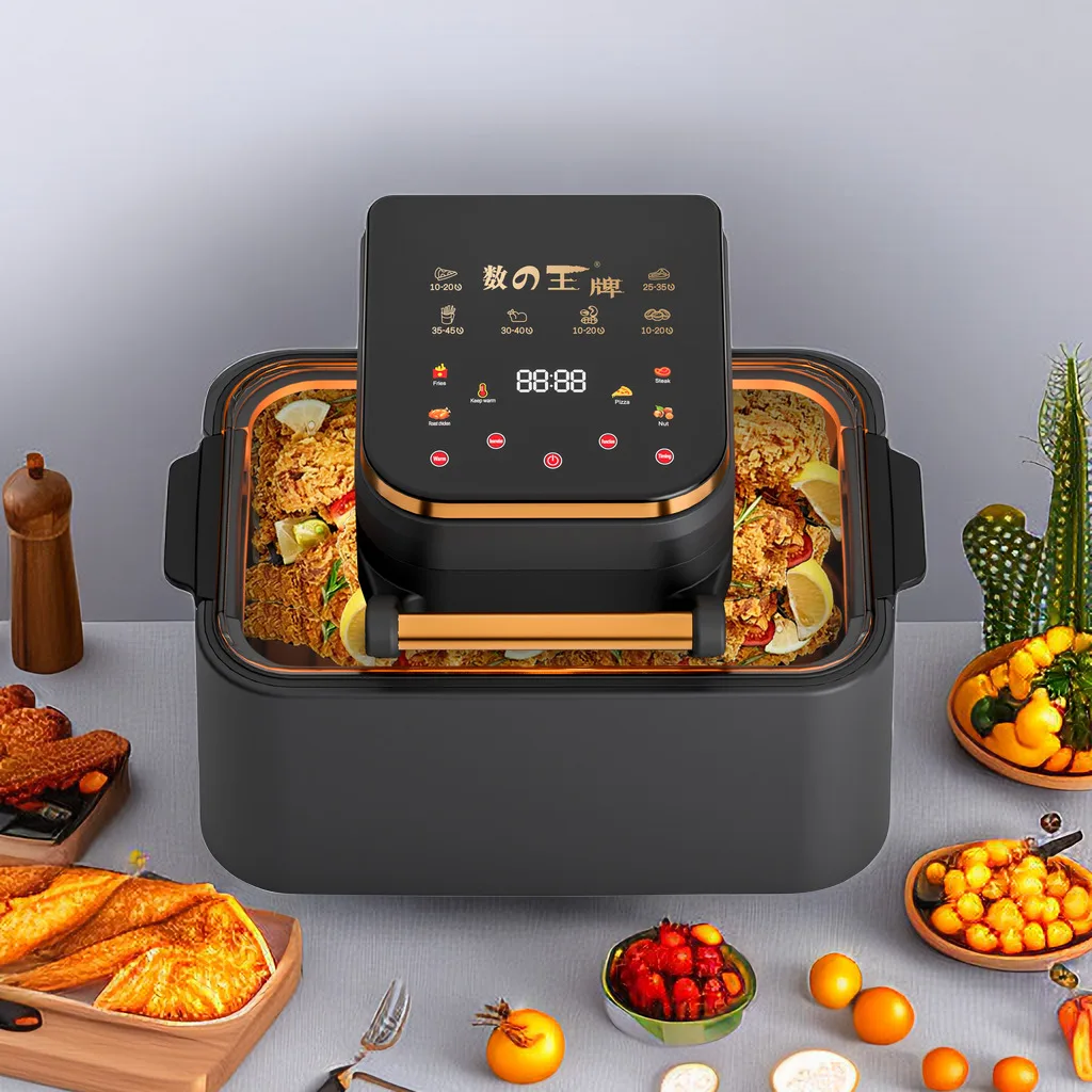 friteuse-a-air-electrique-domestique-numerique-de-12-litres-avec-ecran-lcd-carre-en-acier-inoxydable-et-plastique-au-design-unique-et-prise-americaine