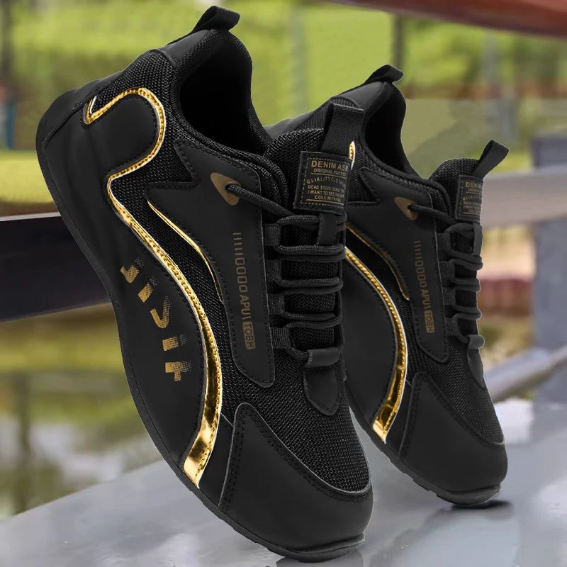 Men'S Shoes New Casual Sneakers Shock-Absorbing Breathable Running Shoes Men'S Wear-Resistant Thick-Soled Skate Shoes
