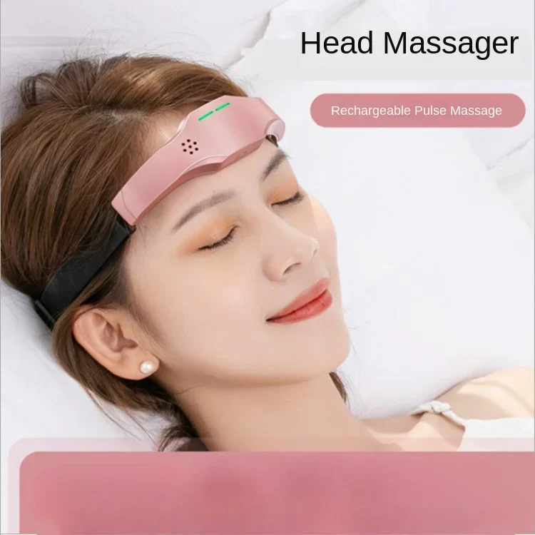 

New Portable Wireless Micro-current Intelligent Sleep Instrument EMS Head Friction Instrument