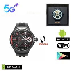 Android 9.0 4G Smart Watch 1.85 inch TFT Large Screen 180° Telescopic Rotating Camera GPS WIFI 8+128GB Memory GT100 Smartwatch