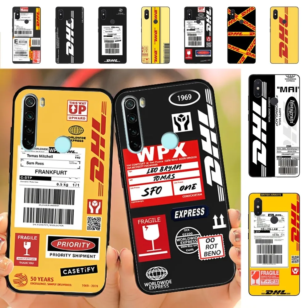 DHL Hot Express 50th Anniversary Edition Phone Case For Redmi Note 4 X 5 A 6 7 8 T 9 9S 10 11 11S 11Epro Poco M3 pro