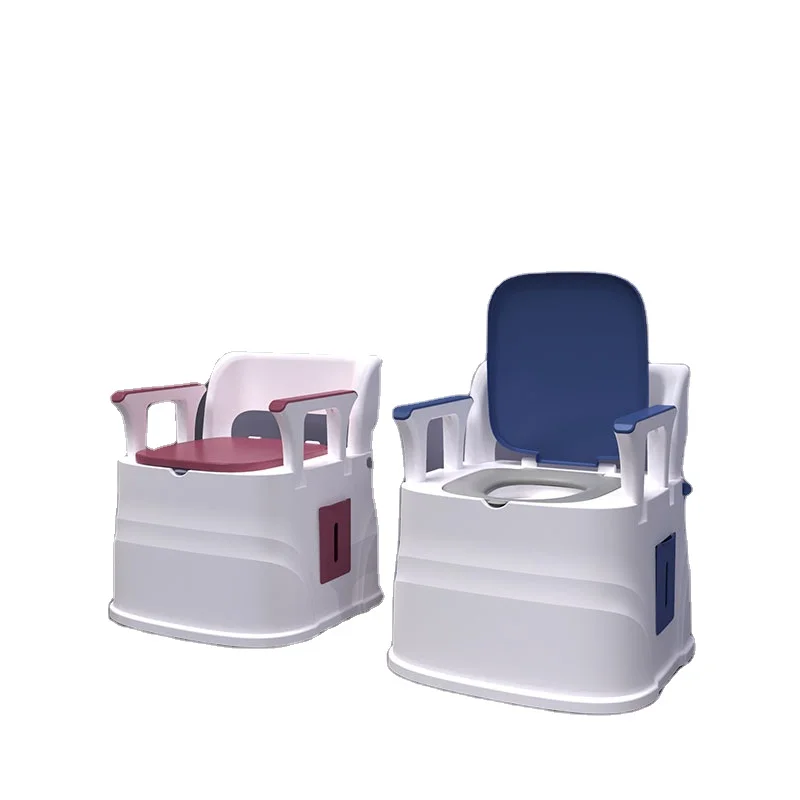 

Bedside Toilet Chair Elevated Toilet Seat with Handle Adult Portable Bathroom Potty Toilet Chair