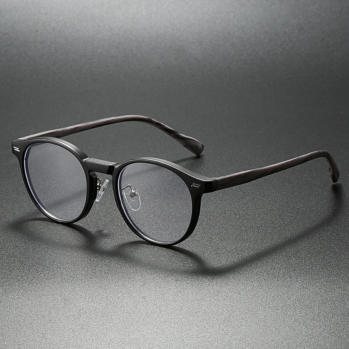 KAMMPT Vintage Round Glasses Fashion Retro Blue Light Blocking Eyeglasses Trendy Stylish Design Candy Color Rim Optical Frames