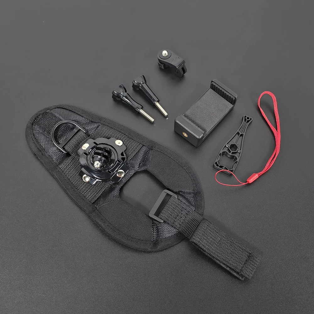 Handgelenkschlaufe mit Telefon-Clip-Kit-Halterung für Gopro Hero 13 12 11 10 9 8 7 6 5 4 3 Kamerazubehör 360-Grad-Gürtelhalterung für DJI