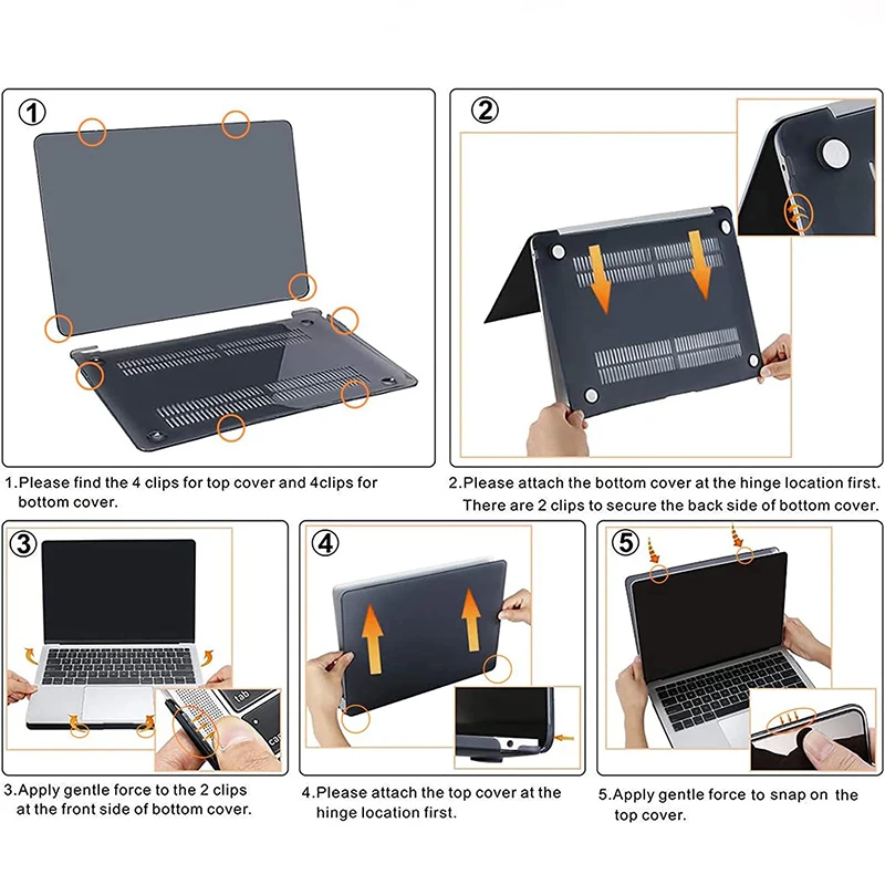 Funda de ordenador portátil para Apple MacBook Air 15,3 A2941 M2 Chip Macbook Pro 16 A2485 con barra táctil Air 13,3 A2337 A2338 A1932 funda de cristal