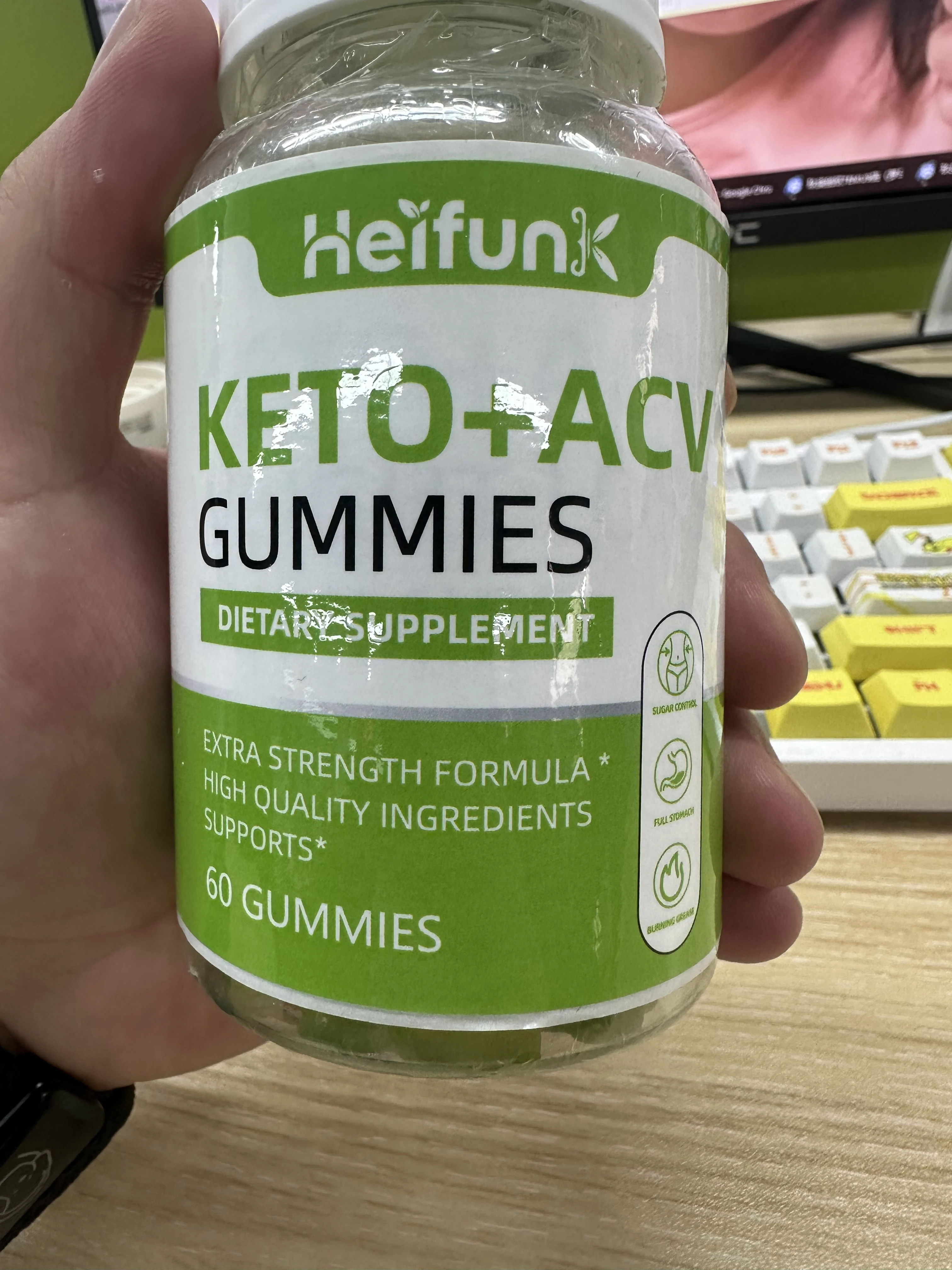 KETO+ACV Gummibärchen Diät-Gummis 60 Stück – Detail 9