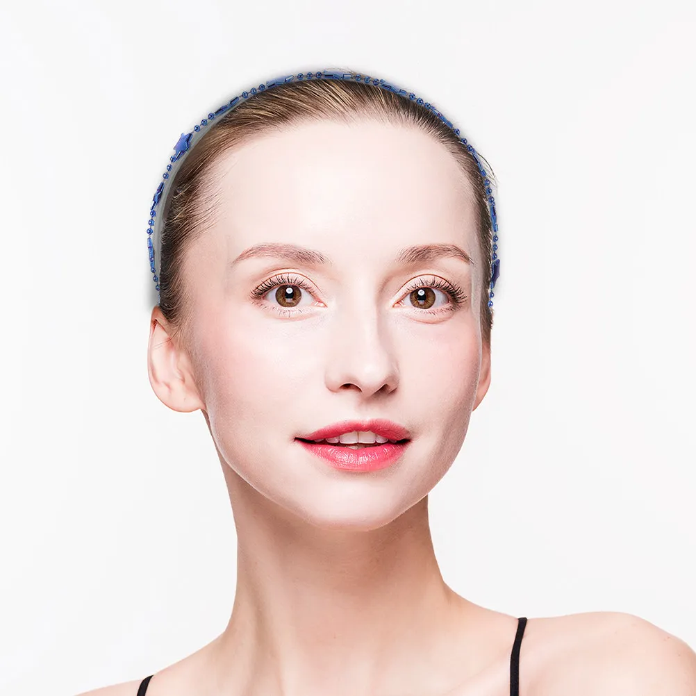 Patriotic Star Hairbands Set – 9pcs Independence Day & 4th of July Headbands for Women, Memorial Day Party Accessories