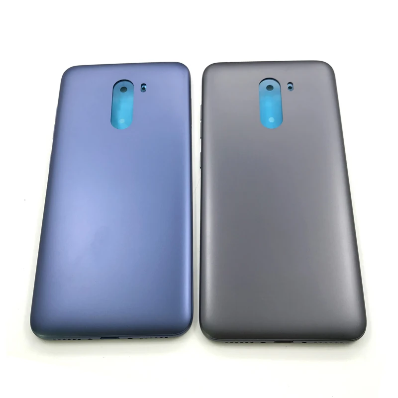 For Xiaomi POCOPHONE F1 Back Battery Cover Rear Door Housing Panel Case Replace For Mi Poco F1 + Camera Glass Lens