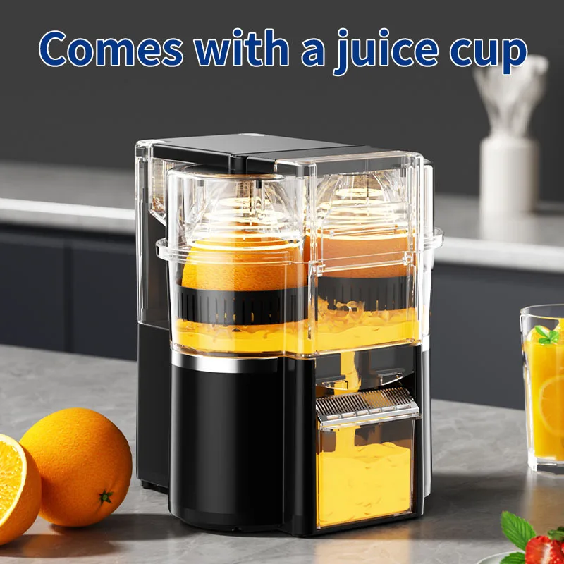 

DualHead Electric Orange Juicer Squeezer Citrus Juicer Machines with Power Cord Cleaning Brush for Home Kitchen