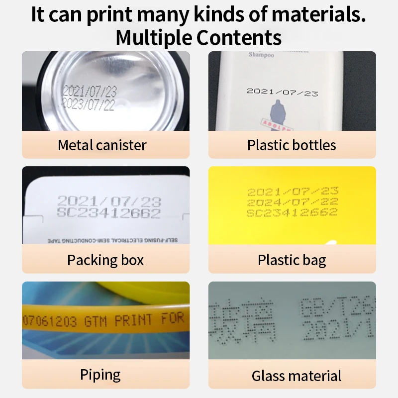 Automatic Small Character Printer CIJ Inkjet Printer Online Printer Coding machine for Batch code Number date Plastic Pipe