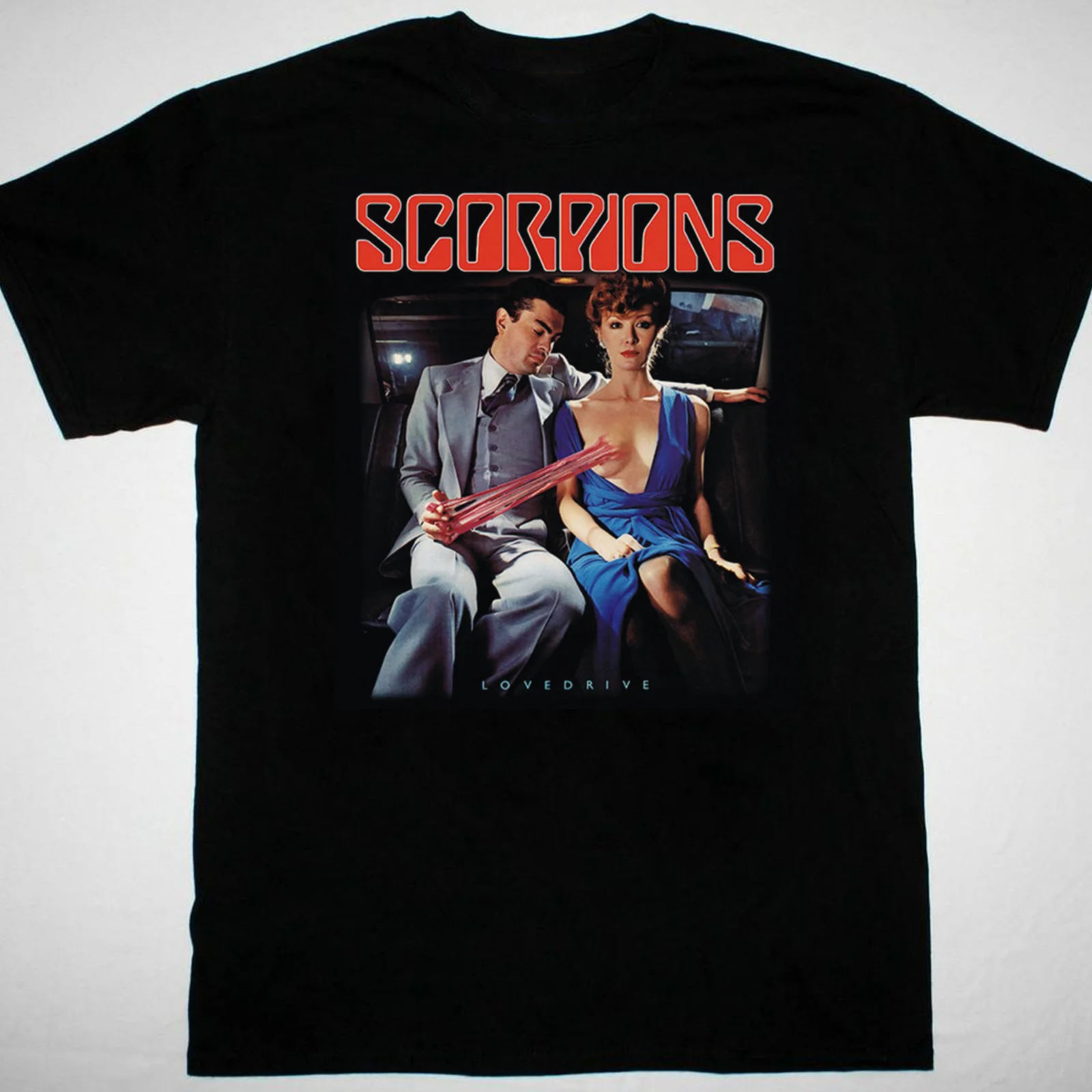 Scorpions band Love drive T-shirt Black Unisex Tee All Sizes S to 5XL TA5106