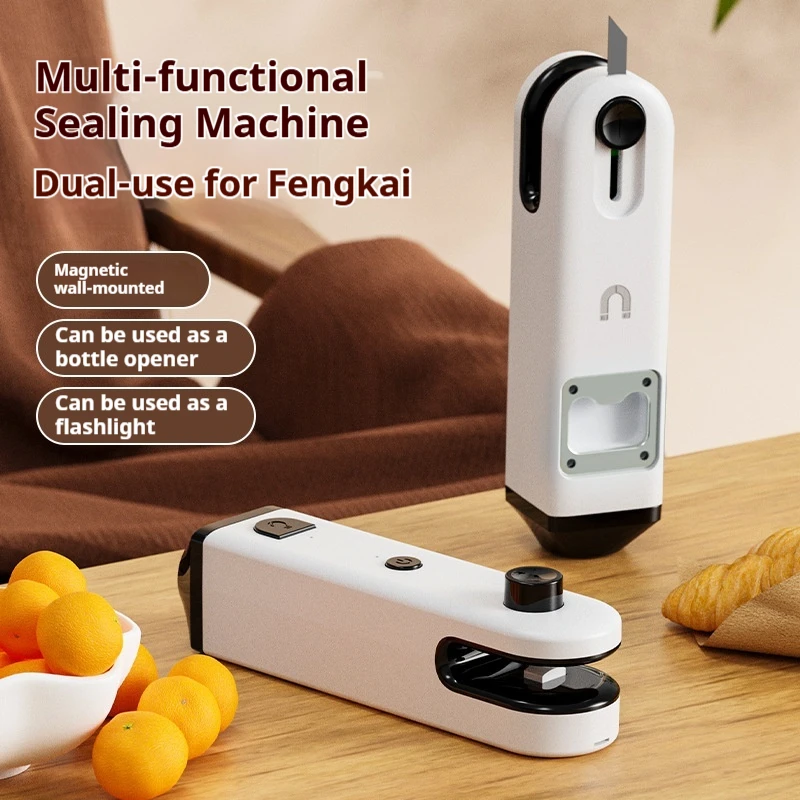 

Мини-запечатывающая машина, влагостойкая запечатывающая портативная USB-многофункциональная зажим для запечатывания пищевых продуктов для домашних закусок