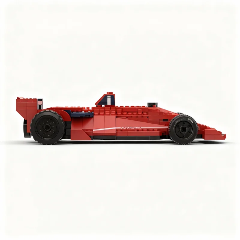 154pcs MOC City Champions F1 Brabham BT46B Model Building Blocks Architecture Brick Idea DIY Art Collection Education Birthday