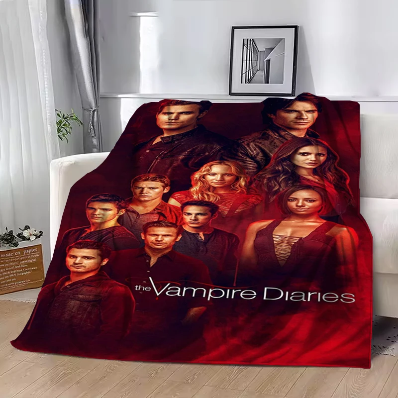 

The Vampire Diaries Movie Throw Blanket King Lid Plaid Blankets for Decorative Sofa Luxury Designer Bedding Portable Office Knee