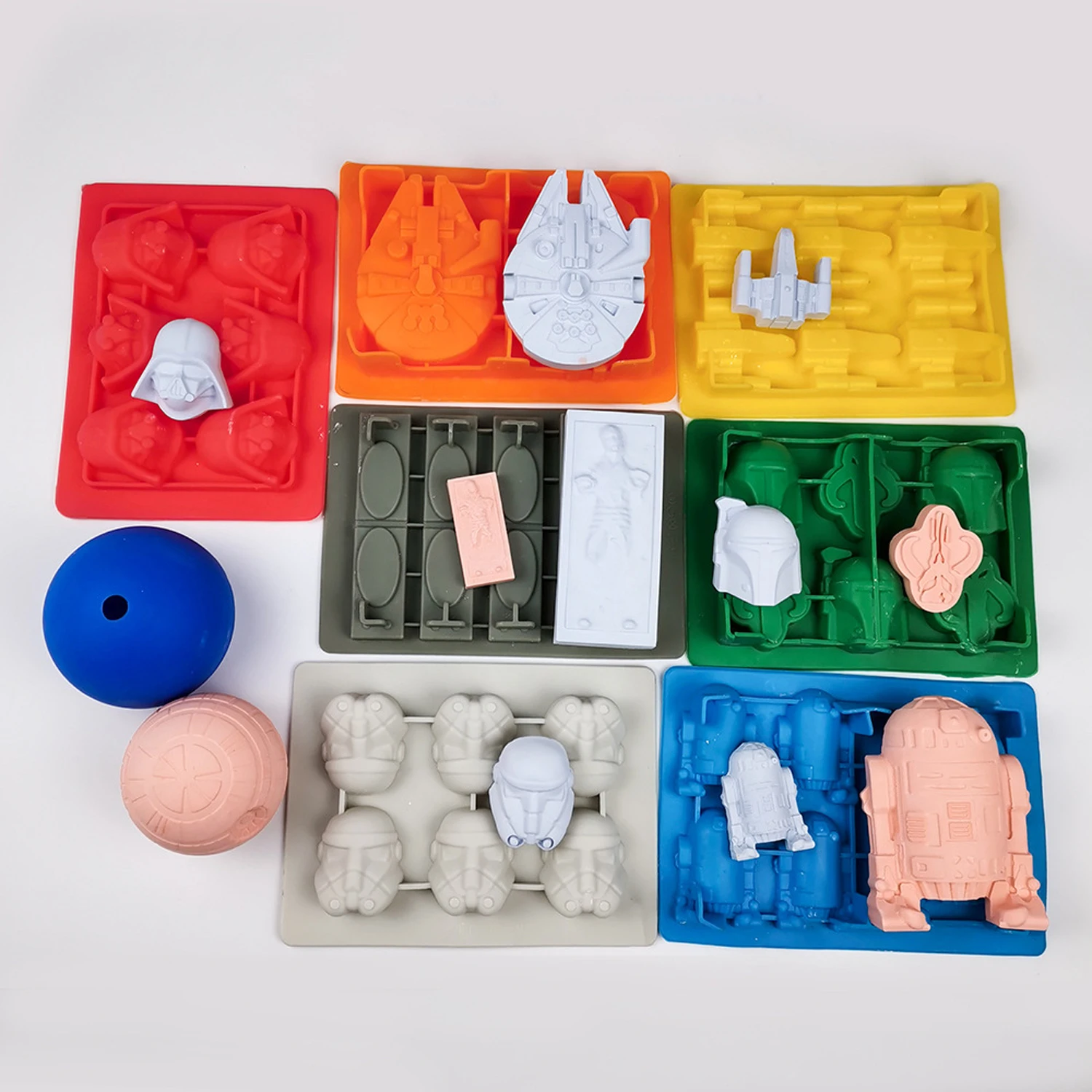 Cake Decoration Silicone Mold, Ice Cube Mold, Used for Baking Chocolate Gummies, and Ice Cubes