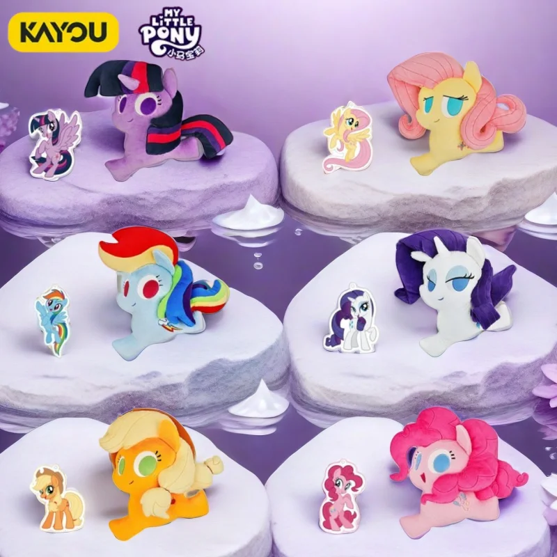 

Kayou My Little Pony-Fuzzy Pony Series Plush Toy-Large Size Official Genuine Cute Anime Figures Collectible Doll Birthday Gift