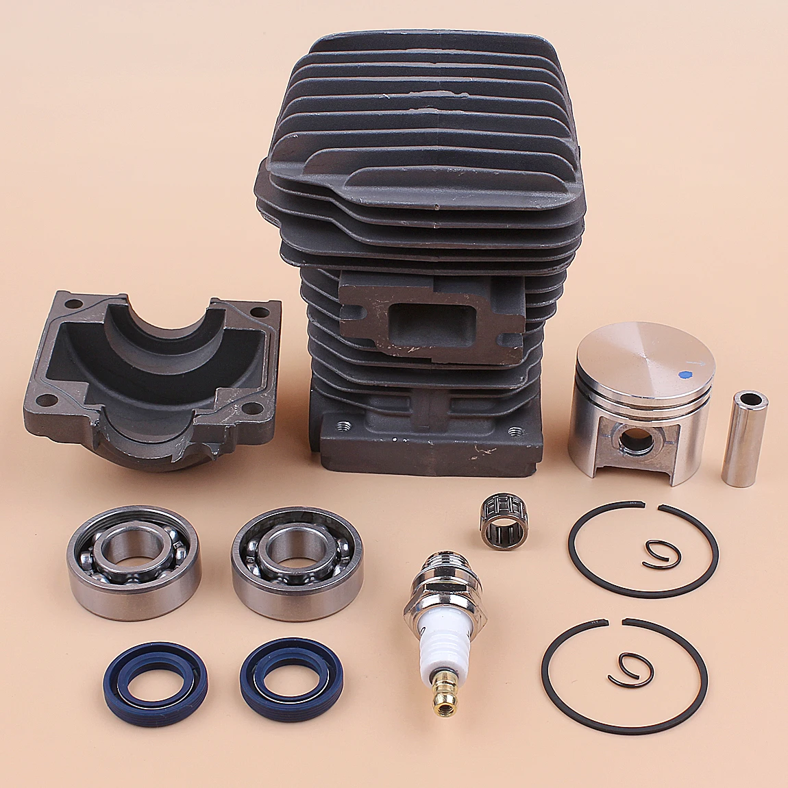 40mm Cylinder Piston Kit For Stihl MS210 021 MS 210 Crank Bearing Oil Seal Engine Pan Spark Plug Chainsaw Part