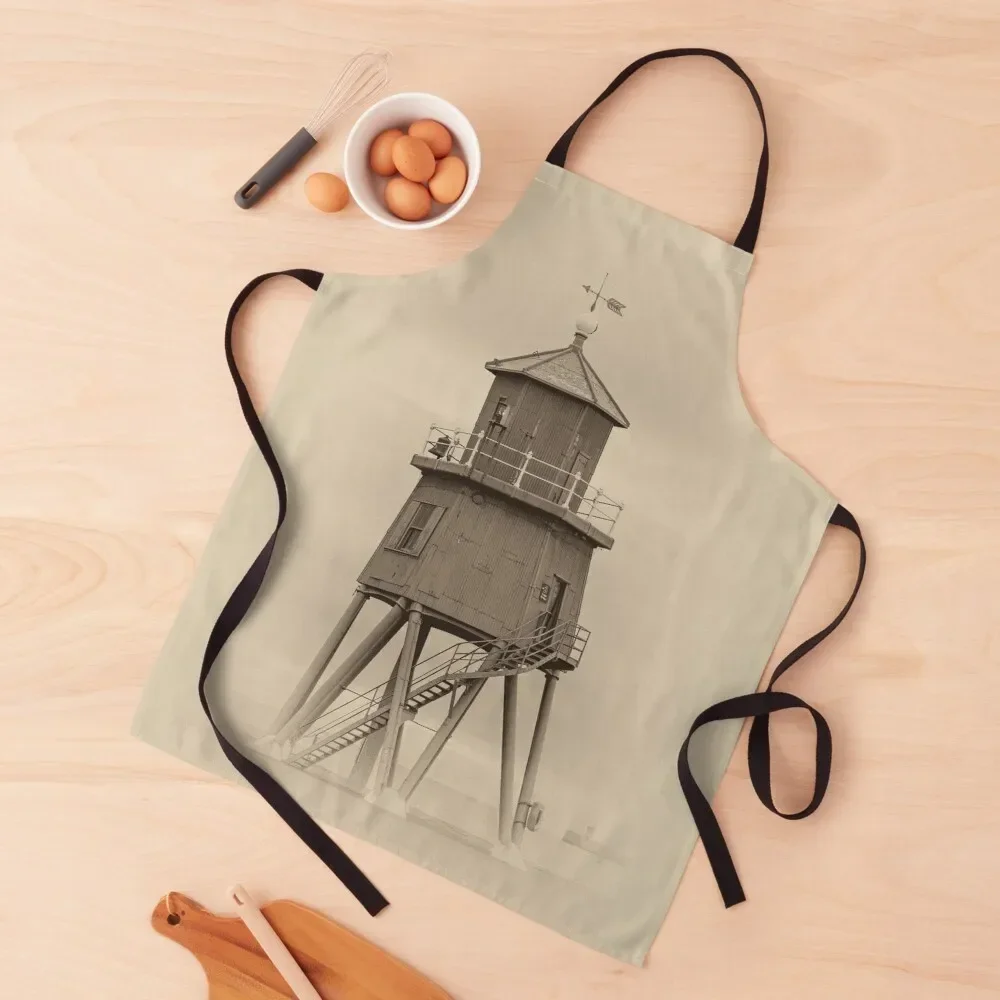 

Herd Groyne Lighthouse Apron Smock for hairdressing Kitchen And Household Goods Kitchen For Men Kitchen Handle For Women Apron