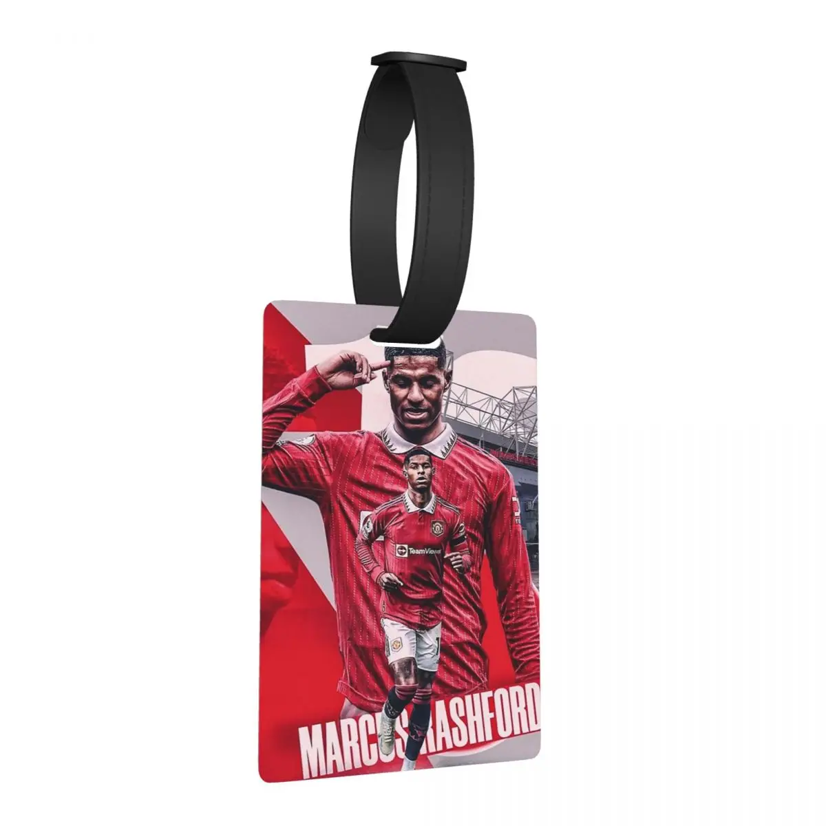 

Marcus Rashford New Goal Celebration Багажные бирки Аксессуары для чемодана Симпатичный багаж Посадная бирка Держатель этикетки ID Имя Адрес
