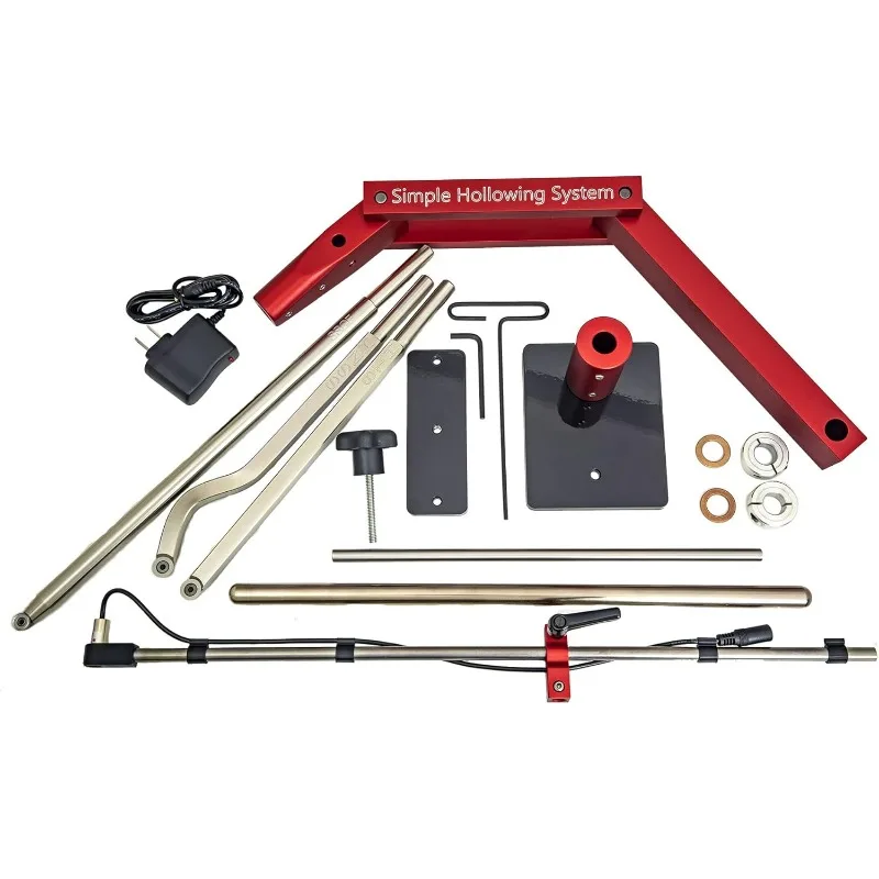 Simple Woodturning Tools Laser Guided Hollowing System 3 Full-Size Carbide Wood Lathe Tools.SHS with Laser and STH SSNH SSCF 16