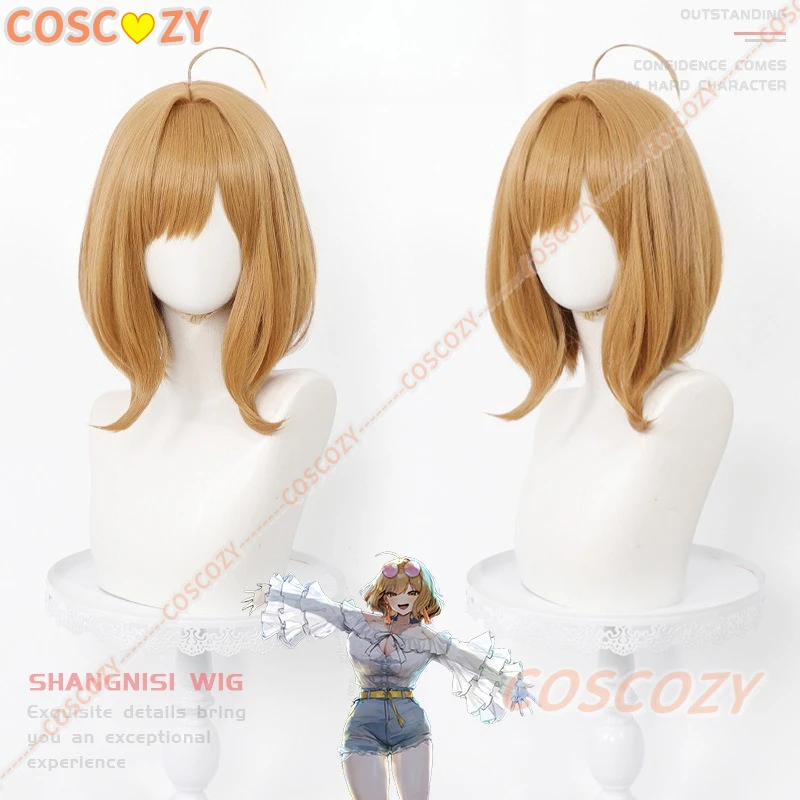 ANIS Wig Game GODDESS OF VICTORY:NIKKE Cosplay Wig Nikki Brown Synthetic ANIS Cosplay Halloween Props