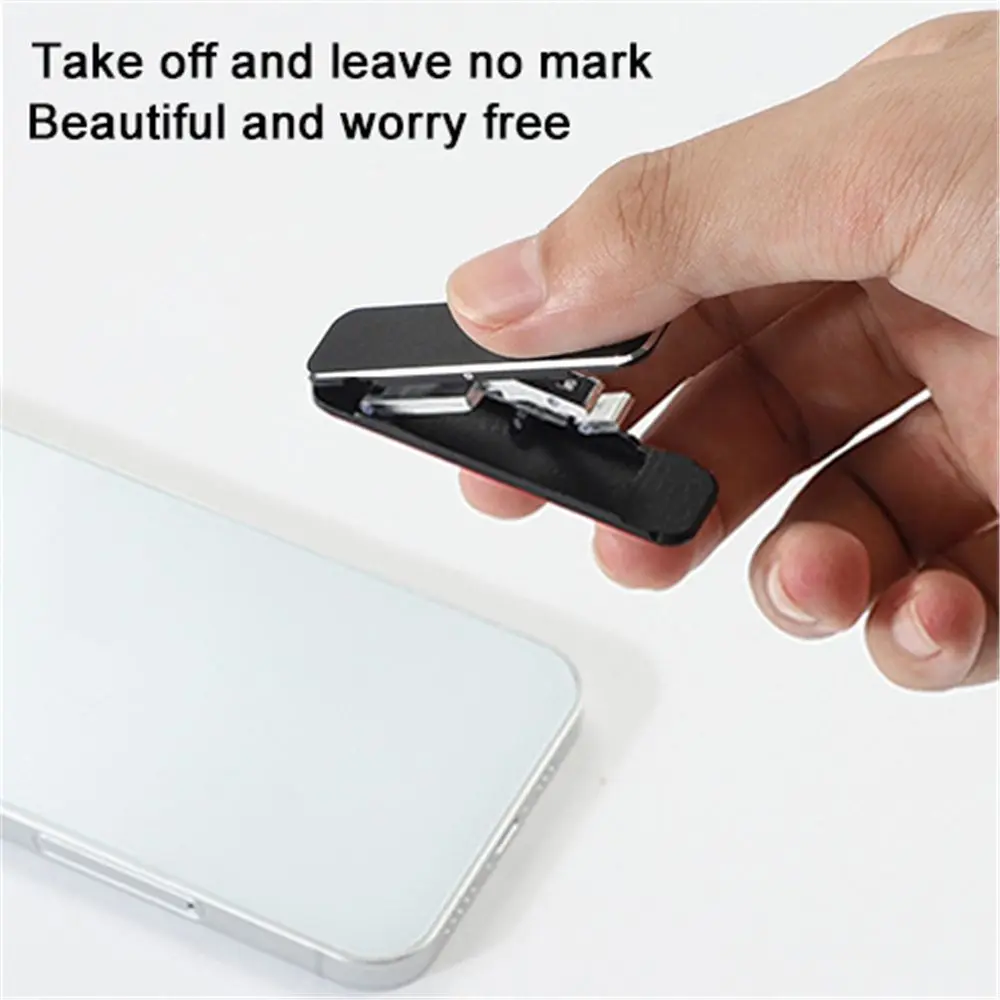 Material Adjustable Angle Foldable Mobile Phone Stand Mini Desktop Mount Holder Invisible