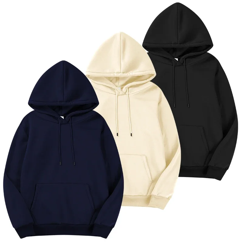 

Fashion Men's Hoodie Casual Hoodies Pullovers Sweatshirts Men's Top Solid Color Hoodies Sweatshirt Male