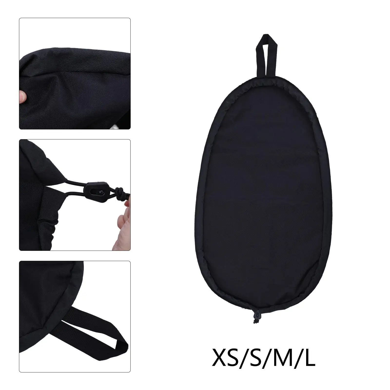 Durable 600D Oxford Kayak Cockpit Cover Adjustable Drawstring for Outdoor Boat Protection Shield