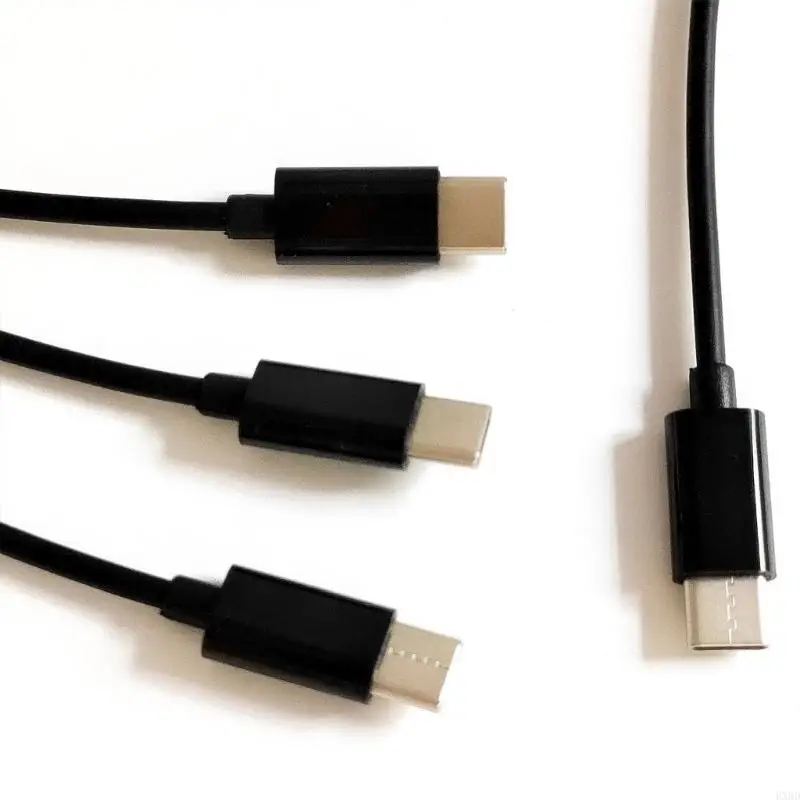 2025 NEW USB C Multi Charging Cable USB C Multi Cable 3 in 1 شحن محول الحبل مع كابل شاحن موصل C من النوع C للهاتف