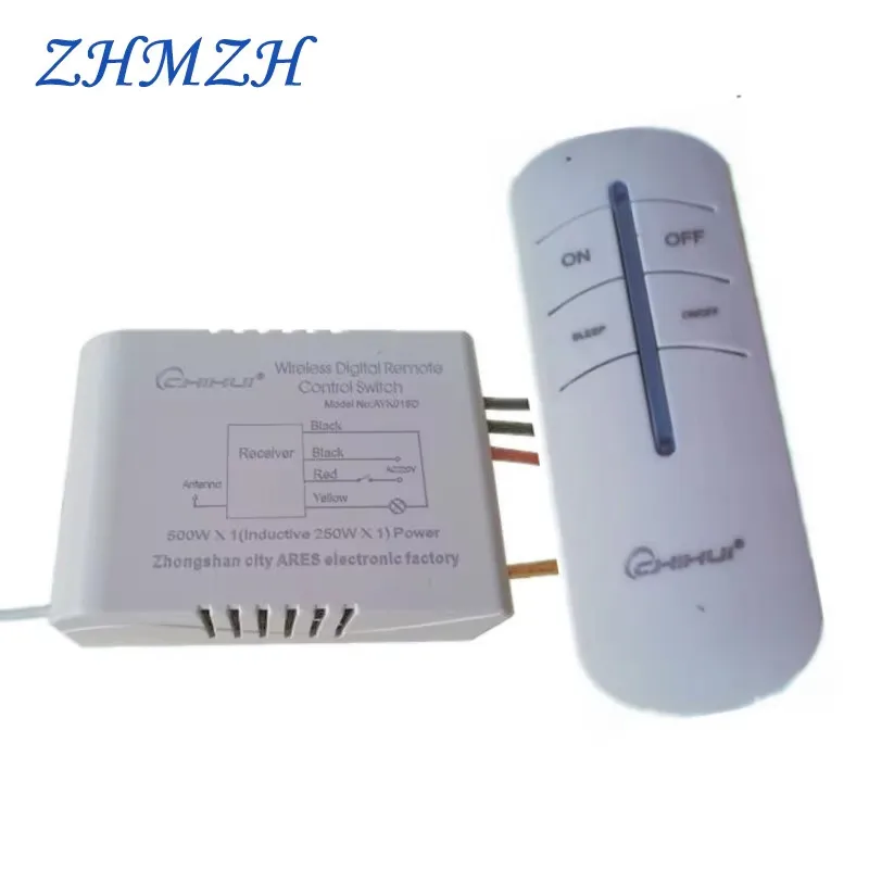 220V Wireless Digital Remote Control Switch 1 2 3 4 Ways Wall Intelligent Anti-interference Remote Transmitter For Ceiling Light