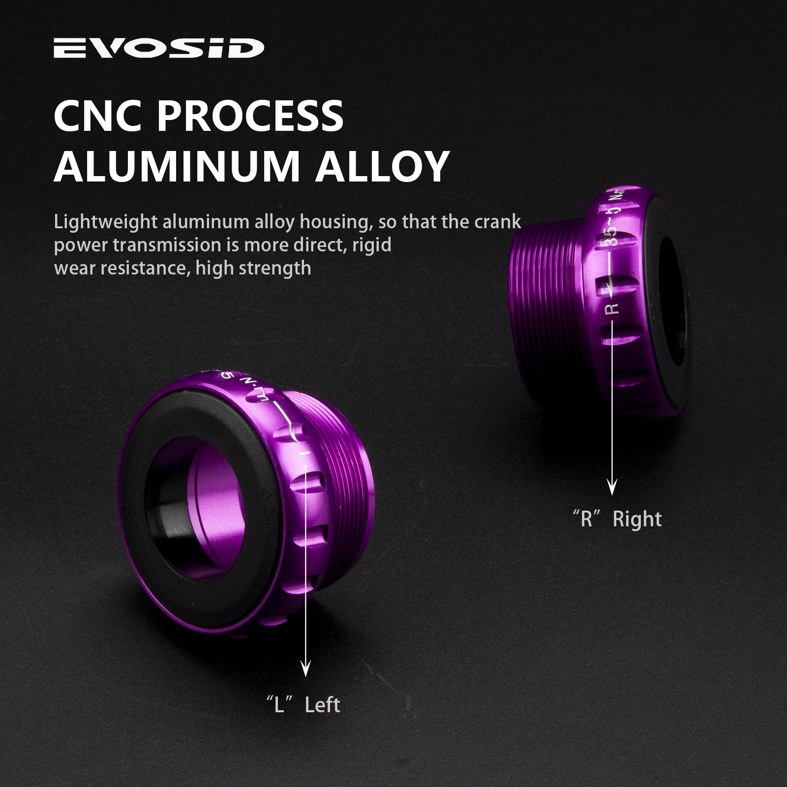 EVOSID MTB Bike Bottom Bracket Road Bicycle BSA Sealed Peilin Central Axis 68-73 Hollowtech Central Movement BB Bike Accessories