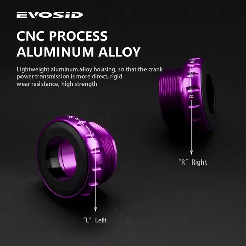 EVOSID MTB Cykel Vevlager Landsvägscykel BSA Förseglad Peilin Central Axis 68-73 Hollowtech Central Movement BB Cykeltillbehör 8 best sales Hollowtech 2 - №1