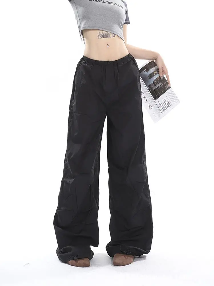 Vintage Y2K Harajuku Baggy Pants Fashion Women Streetwear Hip Hop Joggers Wide Leg Cargo Pant Female Clothes Sweatpants Trousers