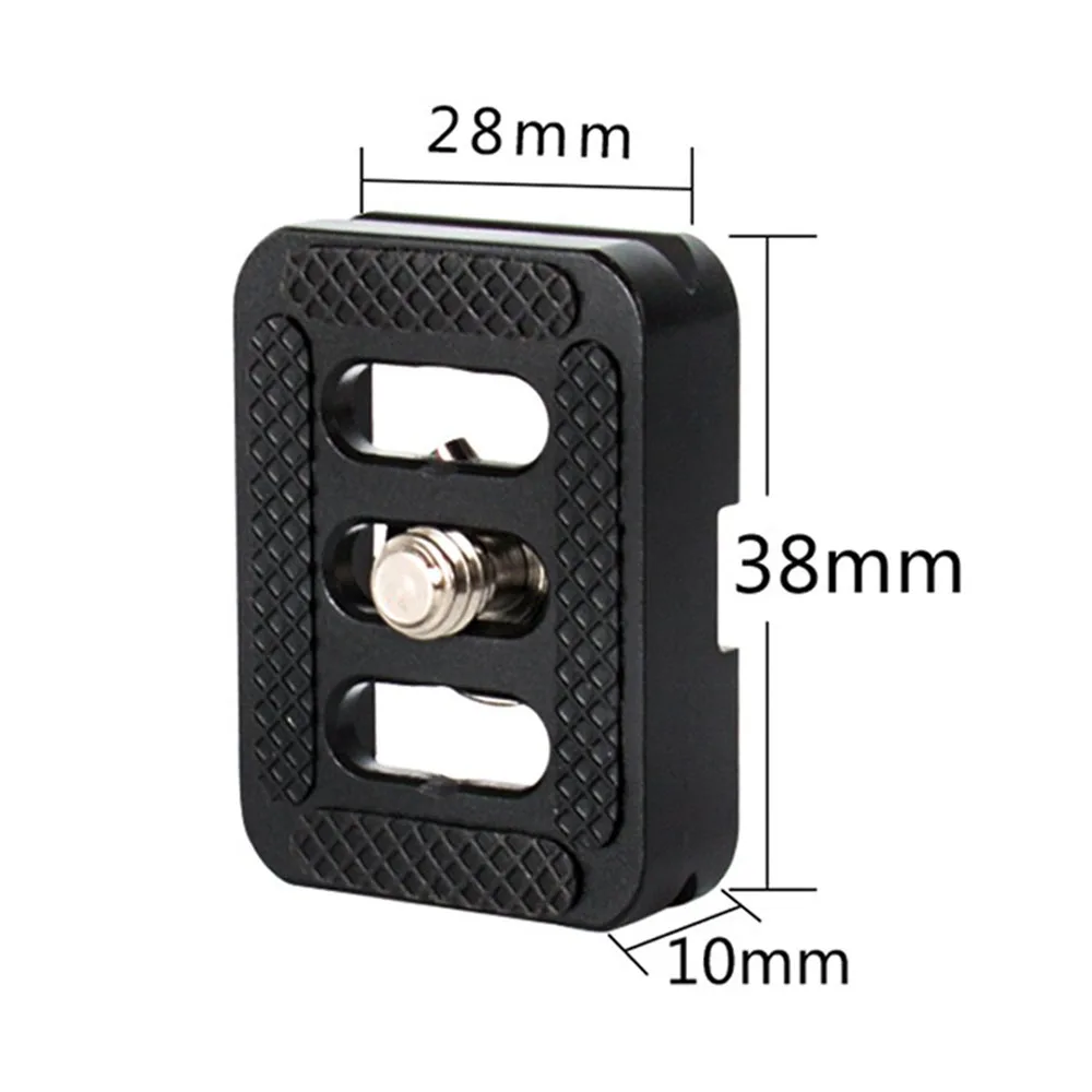 Small Camera Release Plate Tripod Plate Mini Quick Release Plate dslr Mount for SIRUI TY-C10 T005/T-025 Ball Head with Screw 1/4