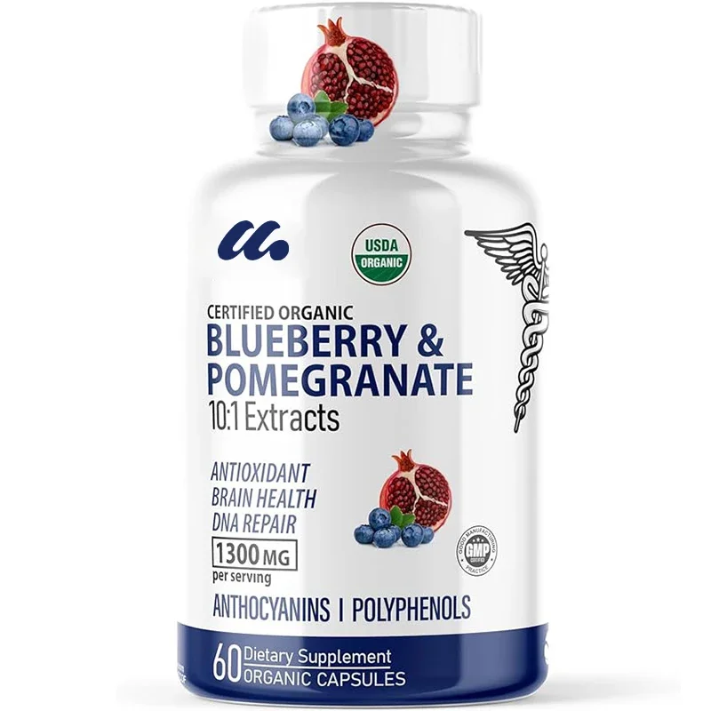 

Organic blueberry pomegranate supplement,10:1 blueberry extract and10:1 pomegranate extract-Organic blueberry extract supplement