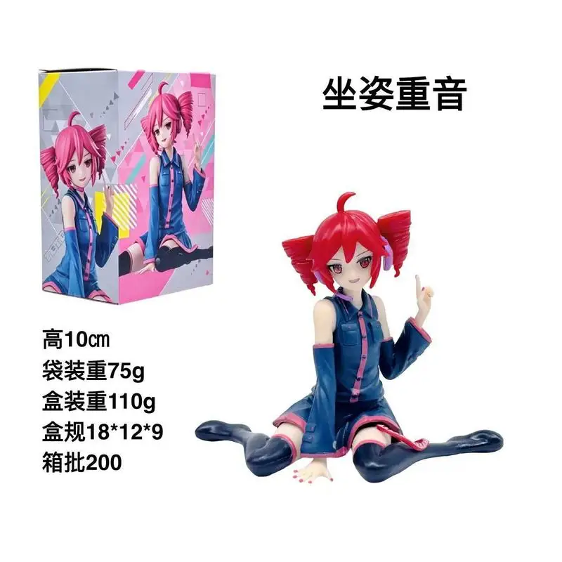 New Product In Stock Anime Heavy Miku Sitting Posture Figurine Model Desktop Decoration Holiday Surprise Gift For Friends image 6