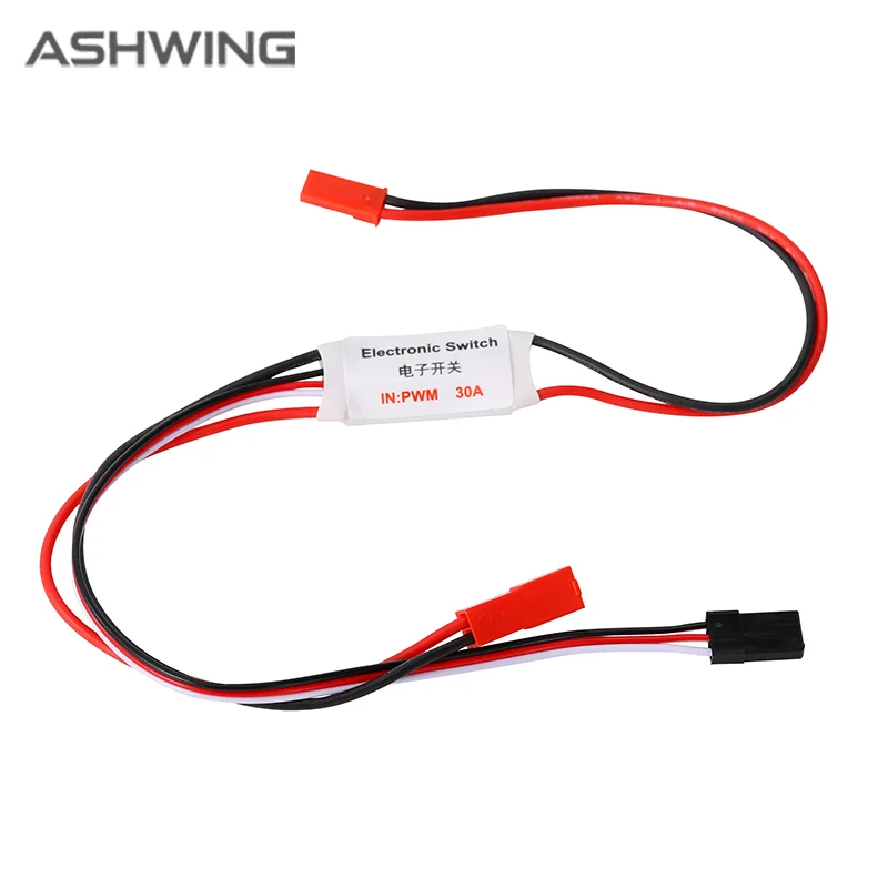 

RC Remote Control Electronic Switch 30A High Current 3.7V-27V - For Motor, Water Pump, Drone & Boat Model
