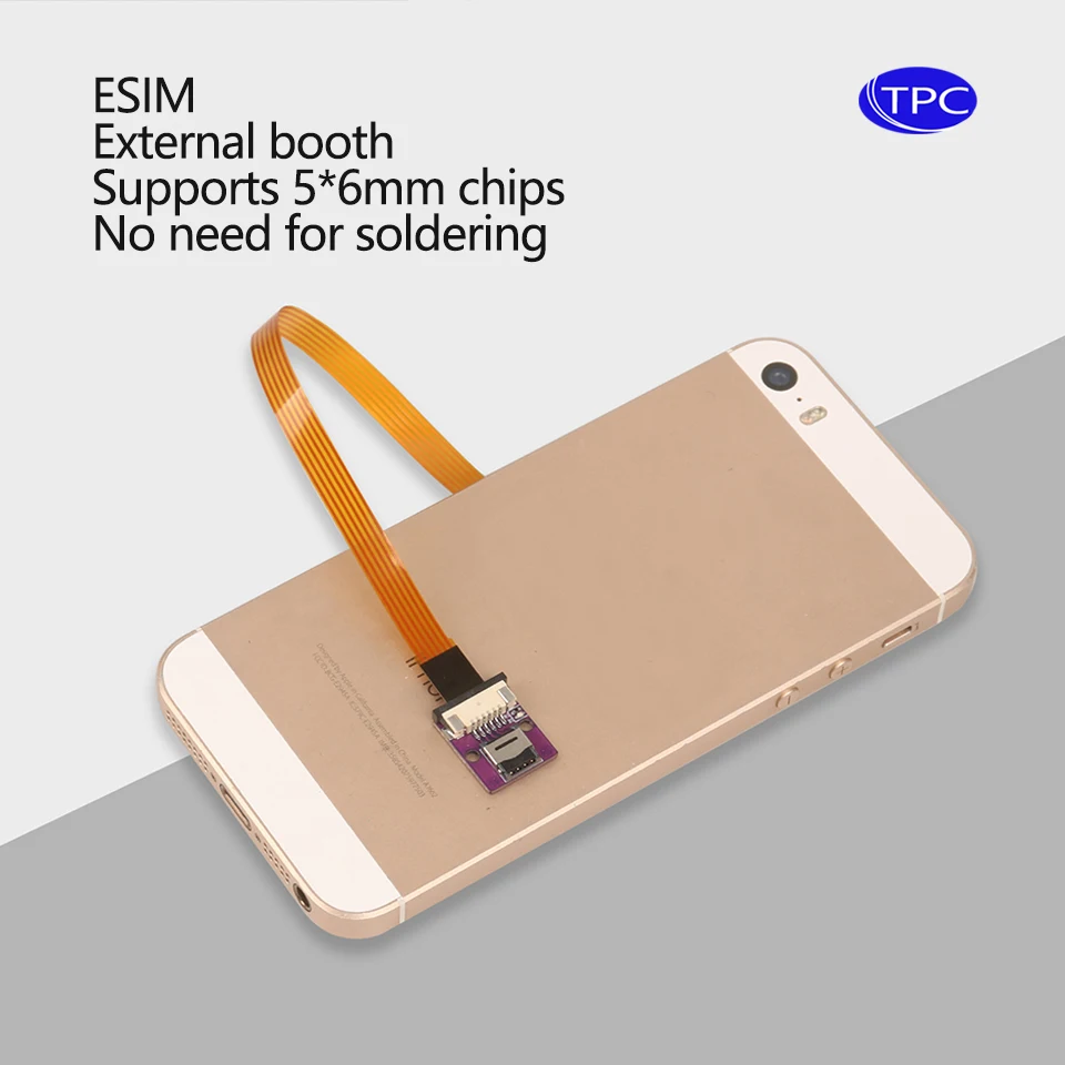 

TPC Suitable for 5*6mm chip E-SIM card to SIM card, smartwatch card to mobile phone card, external extension card board