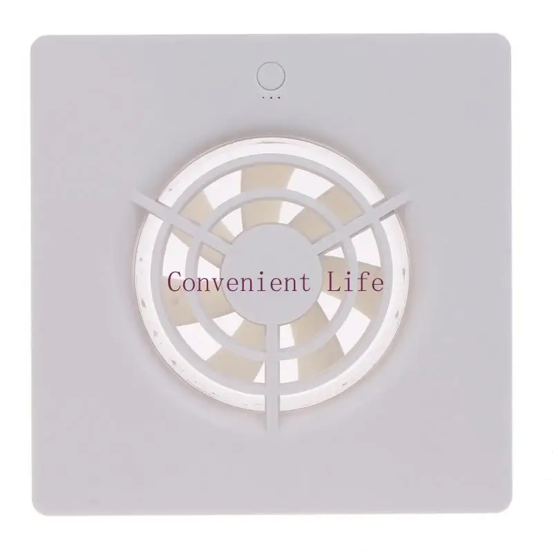 L1EE مروحة العادم النازع مروحة التهوية المطبخ جدار نافذة المشجعين مروحة مضمنة السقف المحمولة DC5V منخفضة الضوضاء