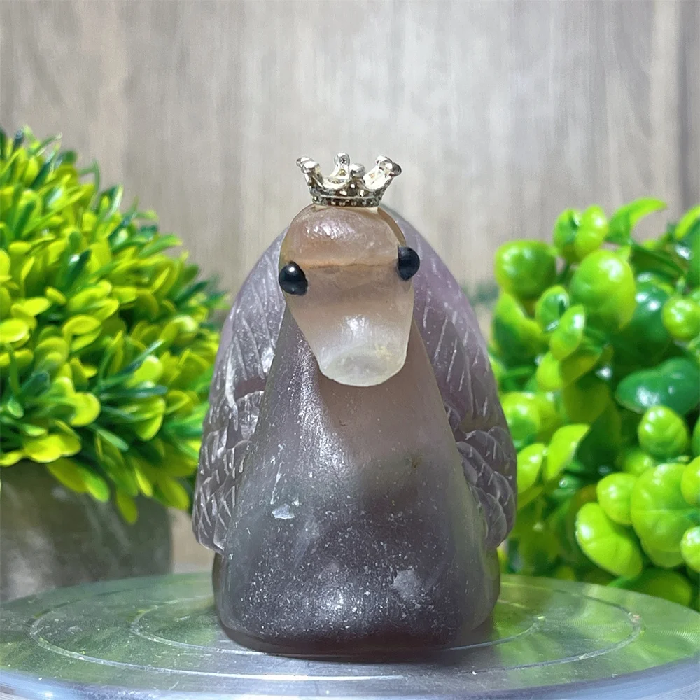 Fluorite Swan Carving Stone Quartz Specimen Decoration Crystal Natural Minerals Witchcraft Geode Energy Home Decoratiom