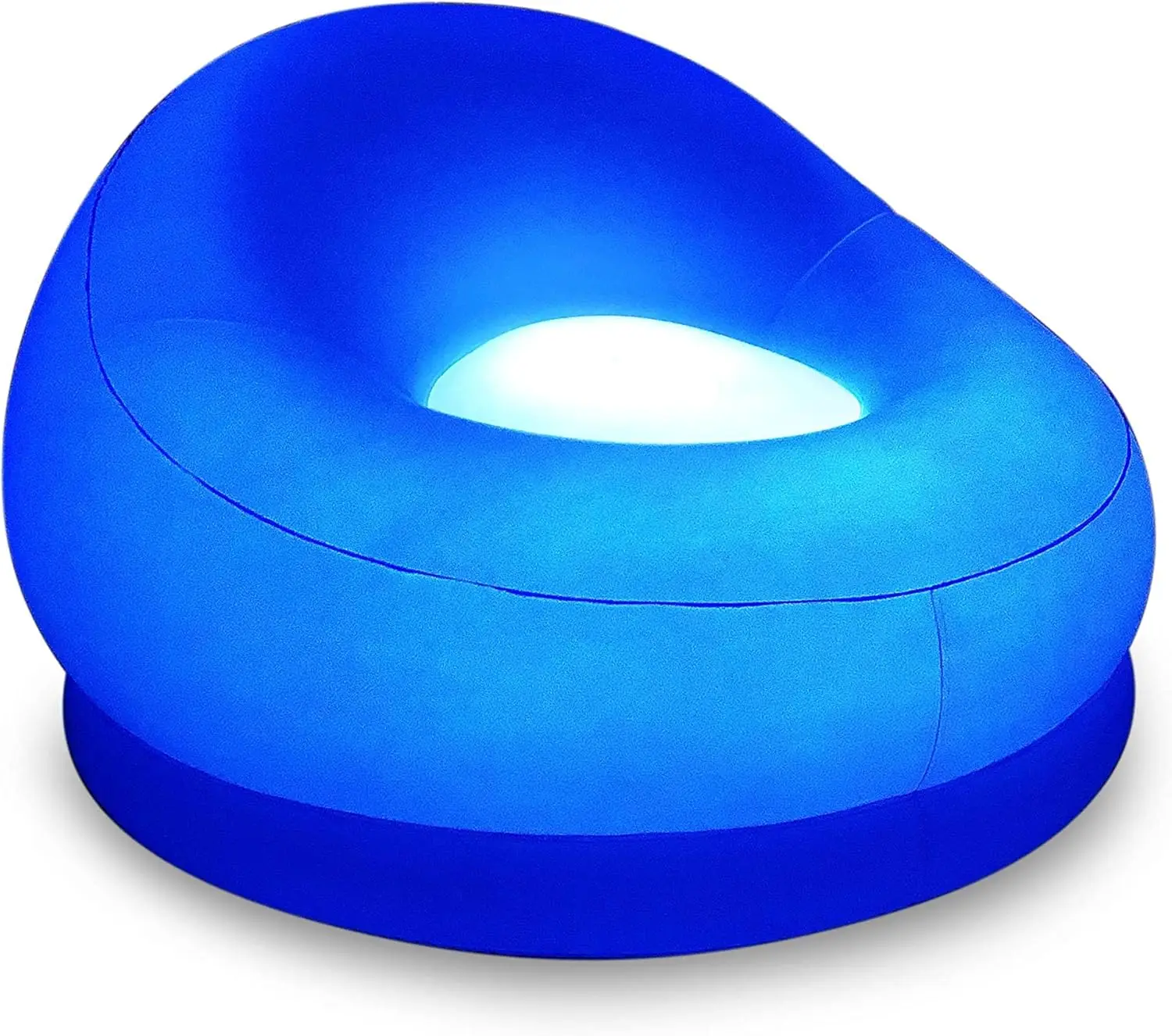 

LED Inflatable Chair with Remote - 120 Light Colors, Waterproof for Indoor & Outdoor Use, Perfect for Parties