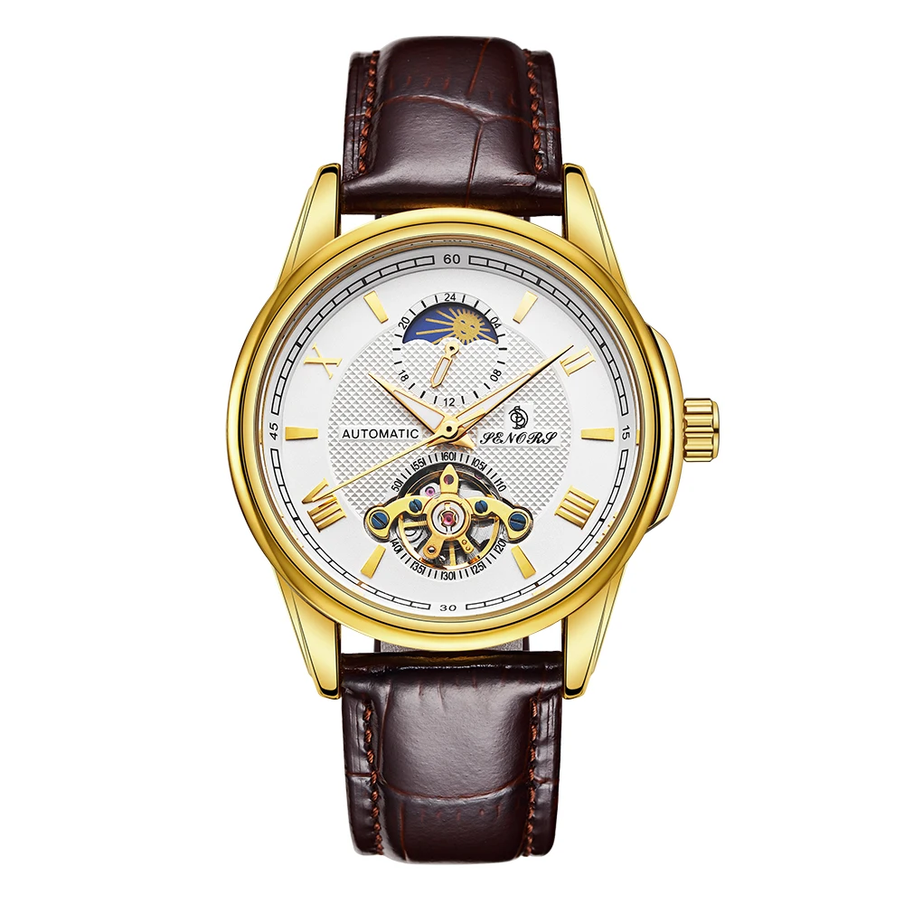 Luxury Men's Watch Fashion Design Stainless Steel Strap Mechanical Watch Sports Waterproof Men's Watch Automatic