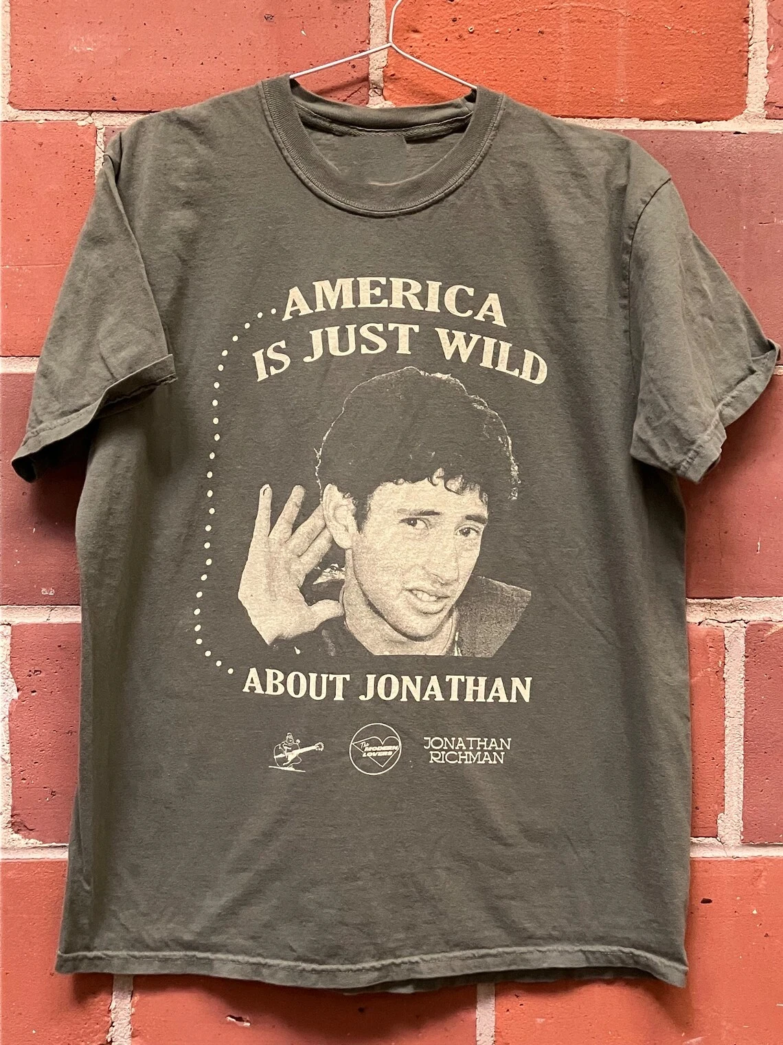 هدية جوناثان ريتشمان للمعجبين تي شيرت نفس القطن الخالص للرجال والنساء تي شيرت كبير الحجم ملابس الرجال