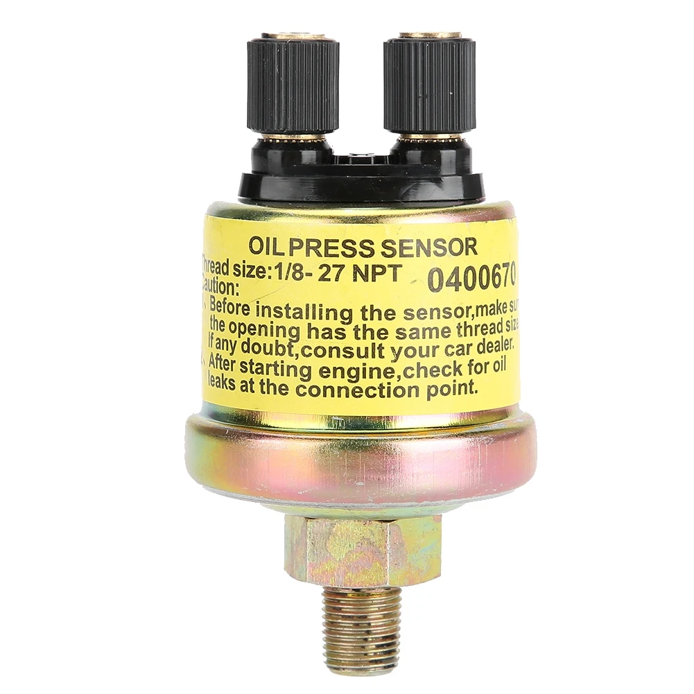 

Universal Car 1/8 NPT Replacement Engine Dual end design Oil Pressure Sensor for Aftermarket Gauge Auto Accessories
