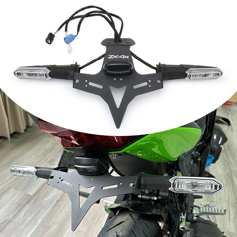 

Motorcycle Tail Tidy Fender Eliminator Registration License Plate Holder For ZX-4R ZX-4RR ZX-25R ZX4R ZX4RR ZX25R