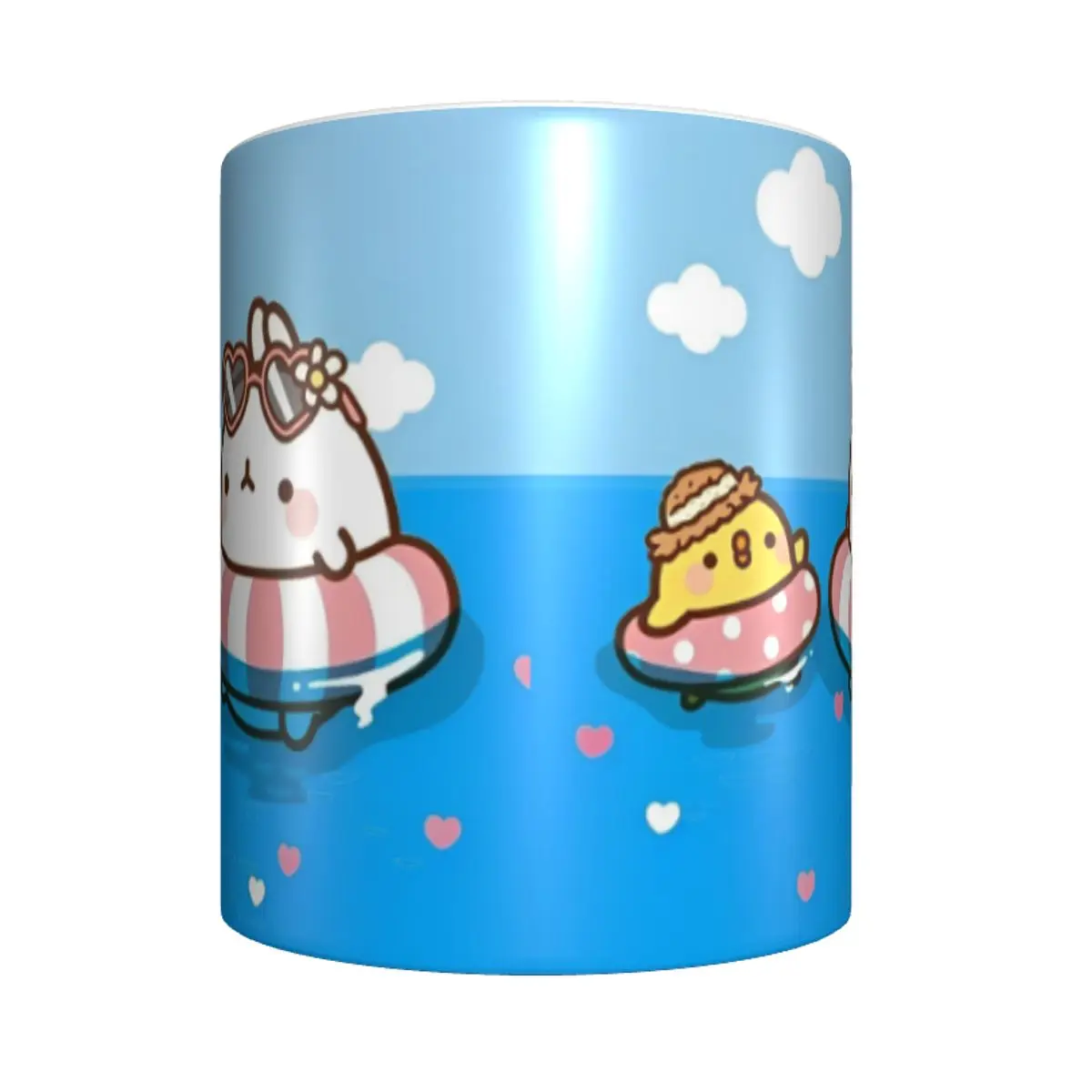 2025 M-Molangs Swimming Merch Mugs Funny Tea Cup