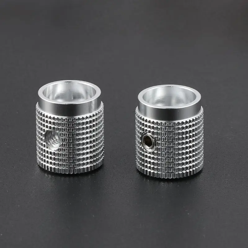 6mm Black Silver Metal Volume Control D Shaft Knobs For Knurled Shaft Potentiometer 14 x 16mm Silver Tone Switch Rotary Knob Gol