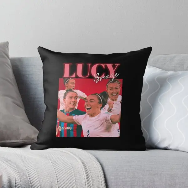 Lucy Bronze Lioness Graphic  Printing Throw Pillow Cover Decorative Case Waist Cushion Car Comfort Pillows not include One Side