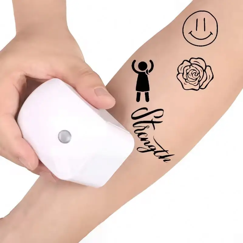 MHT-JT01 Print on  Temporary Tattoo Printer Waterproof and Coloast Mini Portable Hand-Held Inkjet Printer