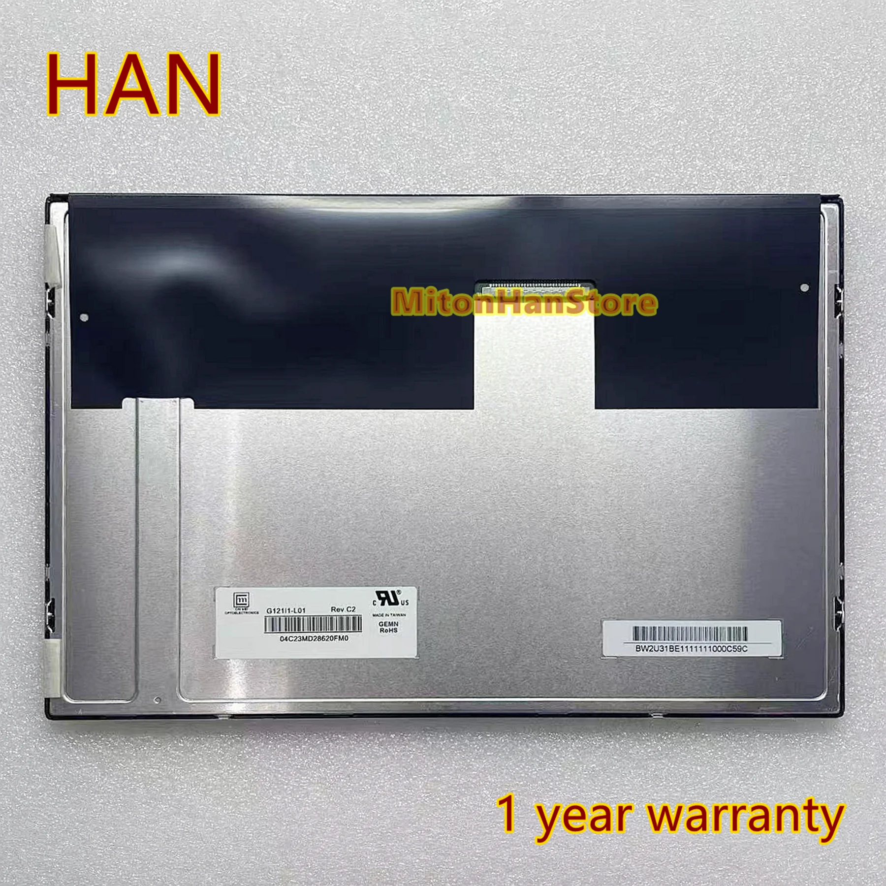 Novo display lcd original G121l1-L01 G121I1-L01 G121 |   1-L01 Rev. C2 C3 G121ICE-L01 G121ICE-L02 Display LCD (1 ano de garantia)